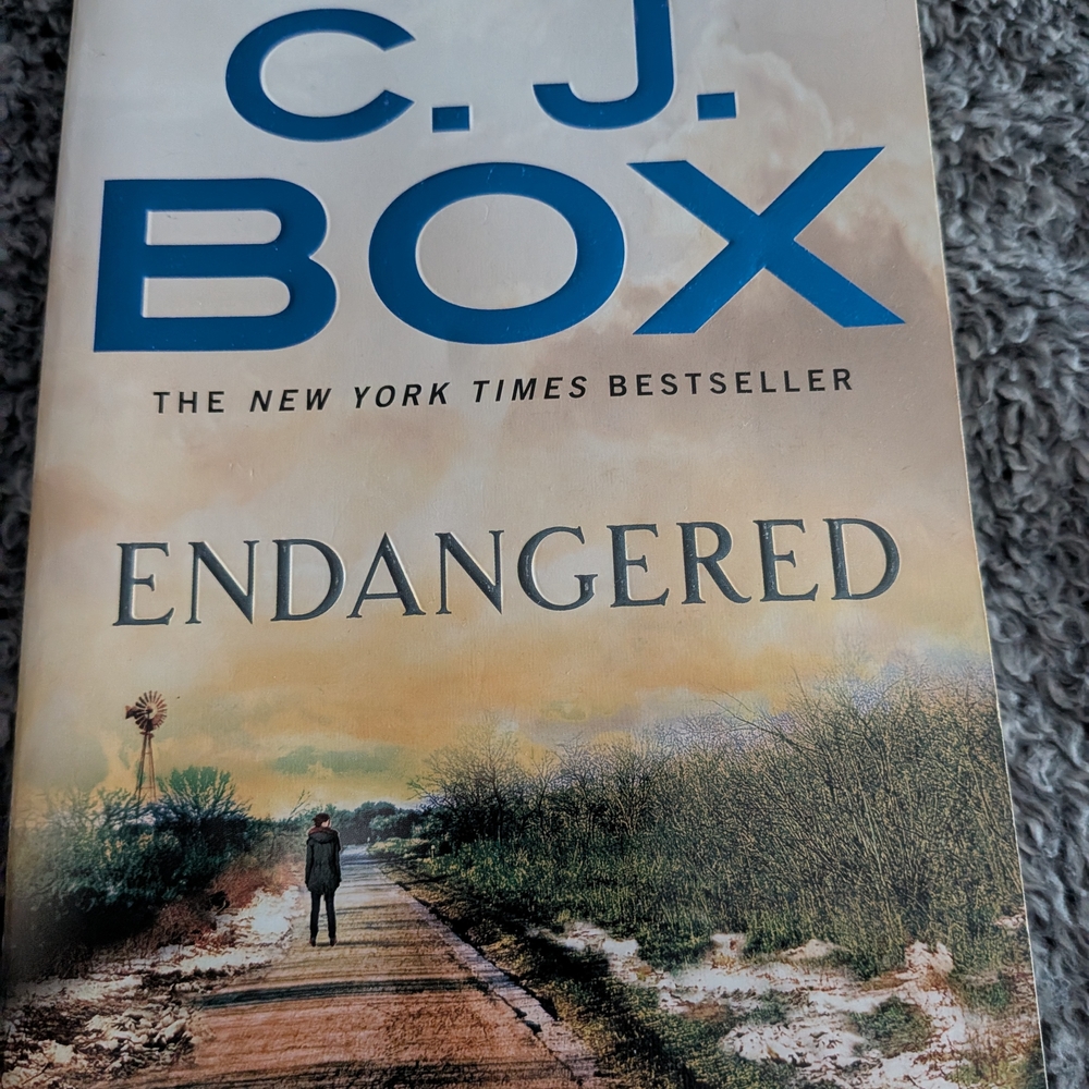 C.J. Box 'Endangered' Hardcover Book
